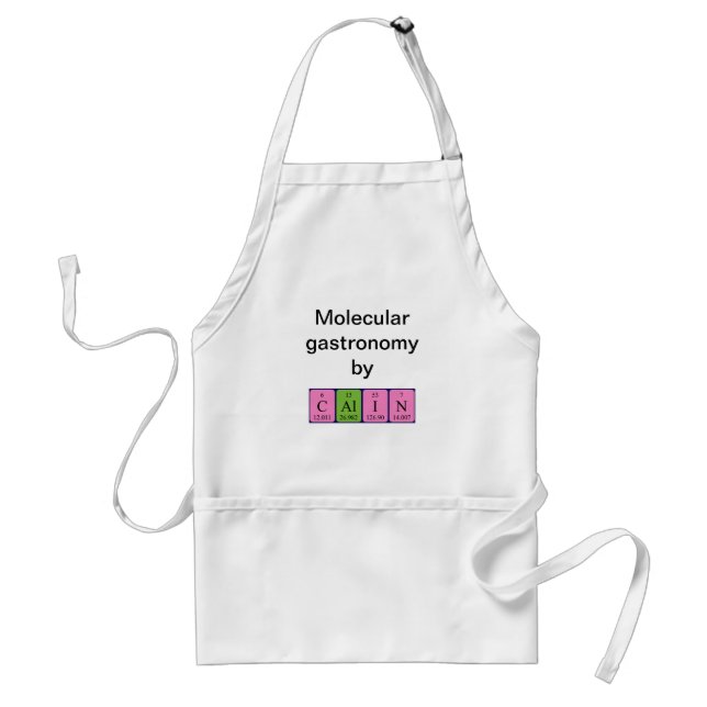 Calin periodic table name apron (Front)
