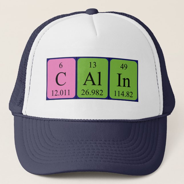 Calin periodic table name hat (Front)