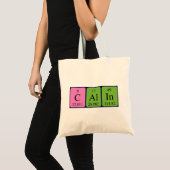 Calin periodic table name tote bag (Front (Product))