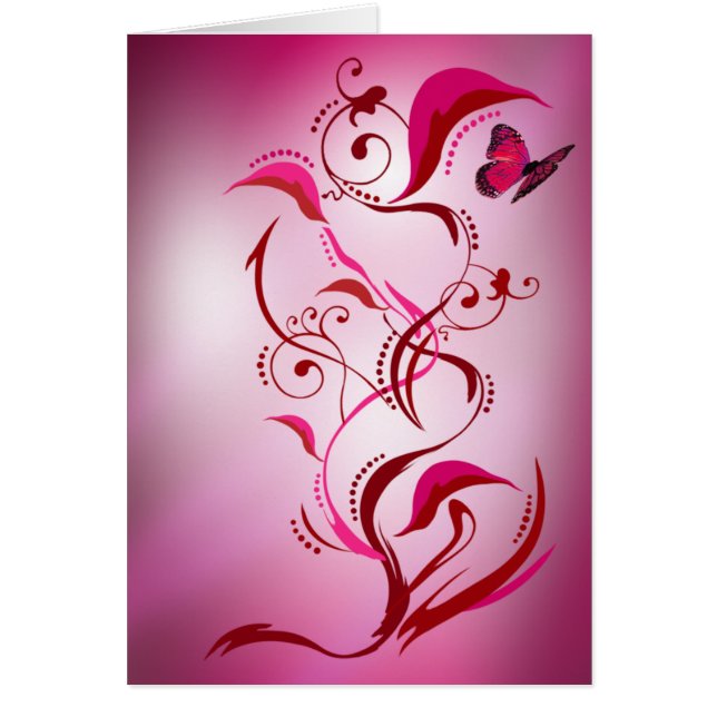 Caliope Card (Red/Pink) (Front)