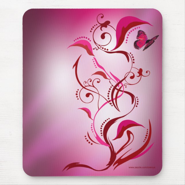 Caliope Mousepad (Red/Pink) (Front)