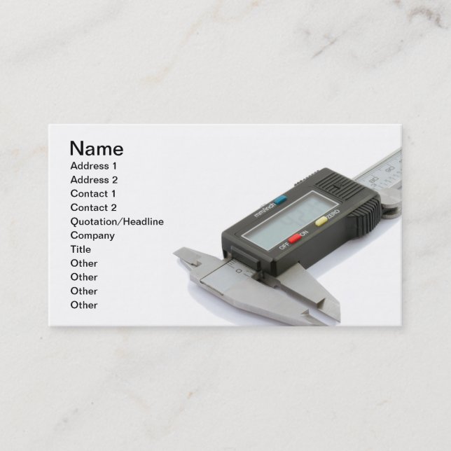 Caliper Business Card (Front)