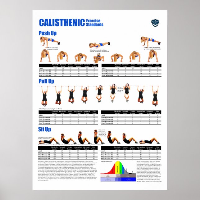 Calisthenic Standards Poster (Front)