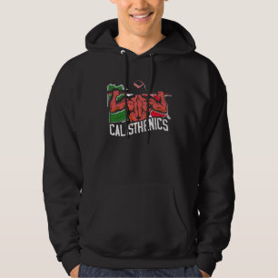 Calisthenics Athlete Italy Flag Fitness Street Wor Hoodie