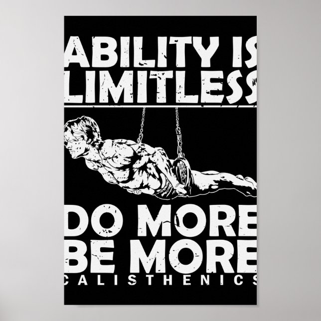 Calisthenics Bodykult "Do More, Be More" Poster (Front)