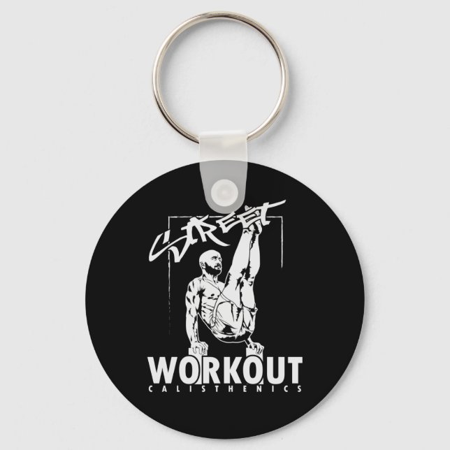 Calisthenics "Street Workout" Key Ring (Front)