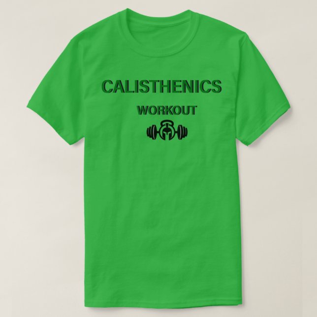 Calisthenics workout T-Shirt (Design Front)