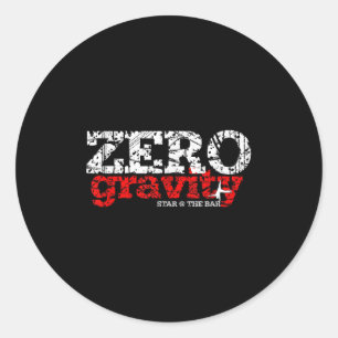Calisthenics Zero Gravity Fitness And Workout Moti Classic Round Sticker