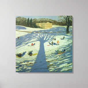 Calke Abbey House Winter 2002 Canvas Print