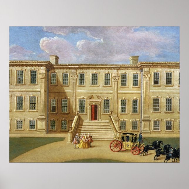 Calke Hall, Derbyshire, the Seat of Sir Henry Harp Poster (Front)