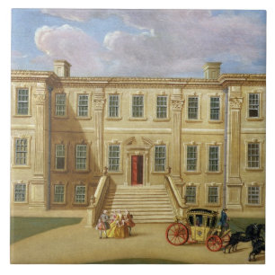 Calke Hall, Derbyshire, the Seat of Sir Henry Harp Tile