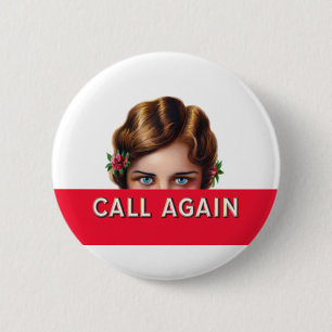 Call Again Cigar Box Art Button