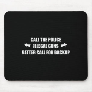 Call For Backup Funny Workout Gym Bodybuilding Bic Mouse Mat