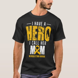 Call Her Mom Neuroblastoma Awareness Supporter Rib T-Shirt