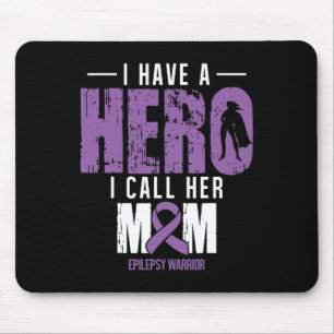 Call Her Mum- Epilepsy Awareness Gifts Support Rib Mouse Mat