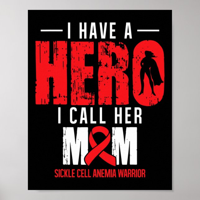 Call Her Mum- Sickle Cell Anaemia Awareness Suppor Poster (Front)