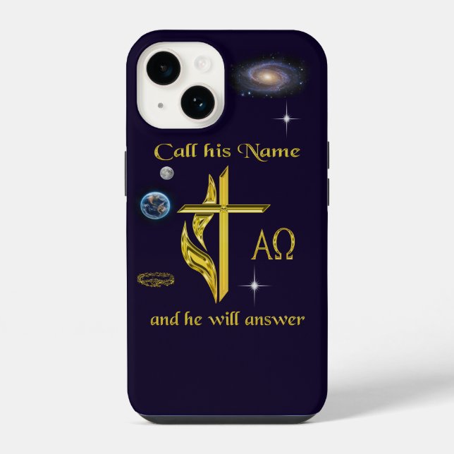 Call his name iPhone case (Back)