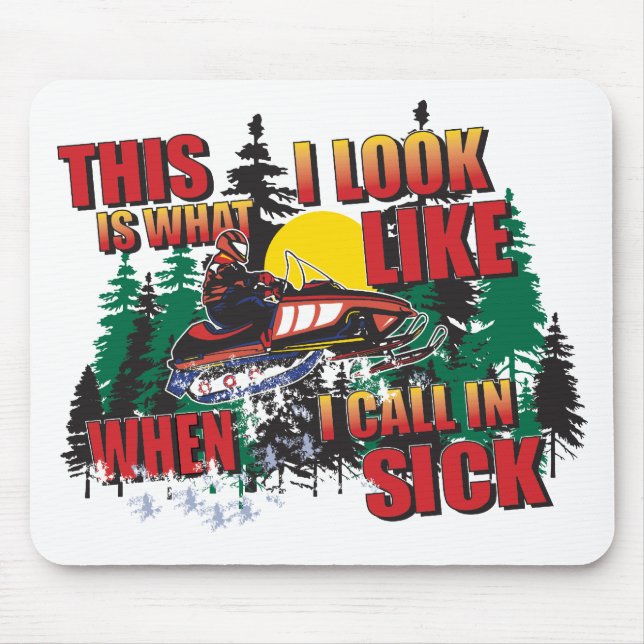 CALL-IN-SICK MOUSE MAT (Front)