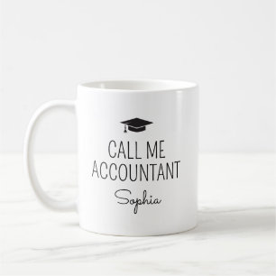 Call Me Accountant Personalised Name Coffee Mug