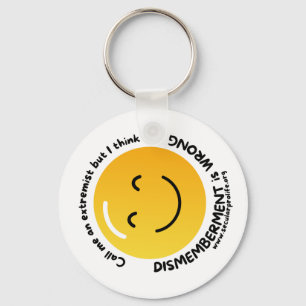 call me an extremist key ring