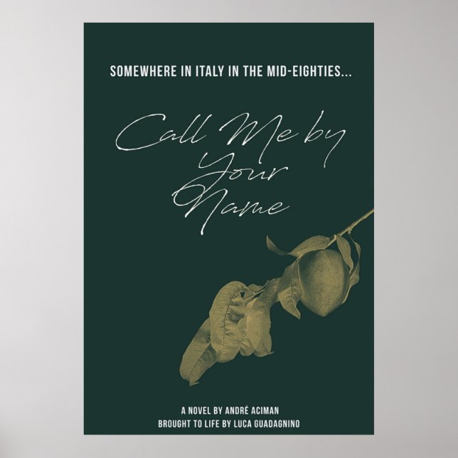 Call Me by Your Name 2 Poster (Front)