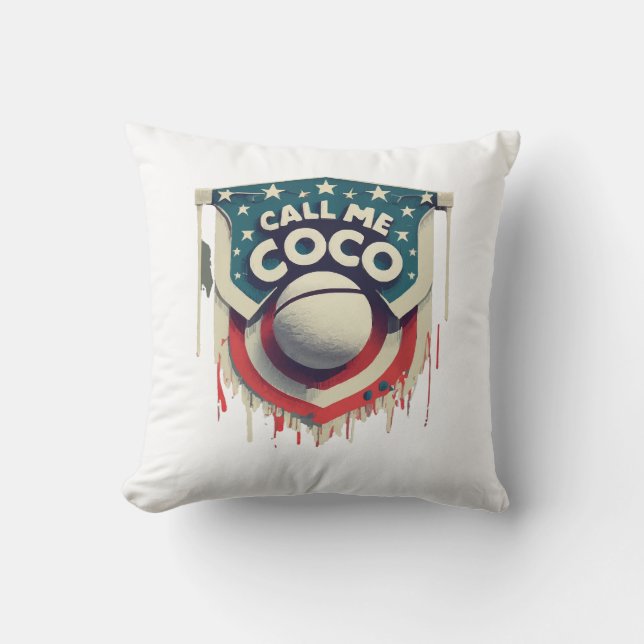 Call Me Coco Call Me Champion Cushion (Front)