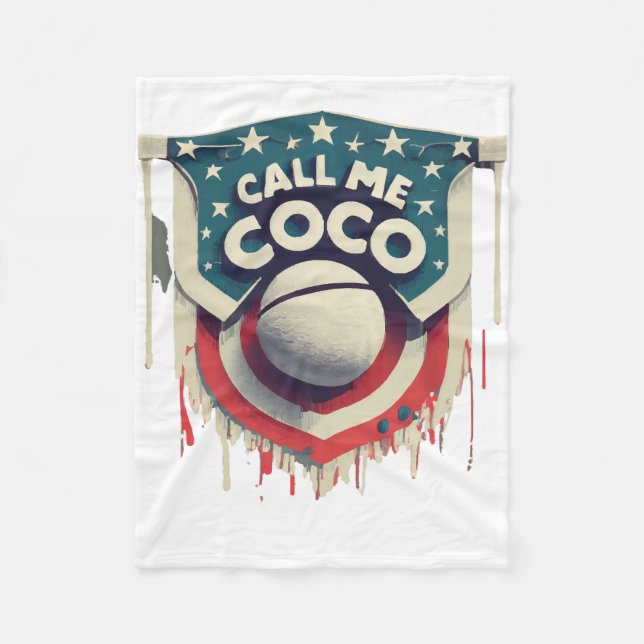 Call Me Coco Call Me Champion Fleece Blanket (Front)