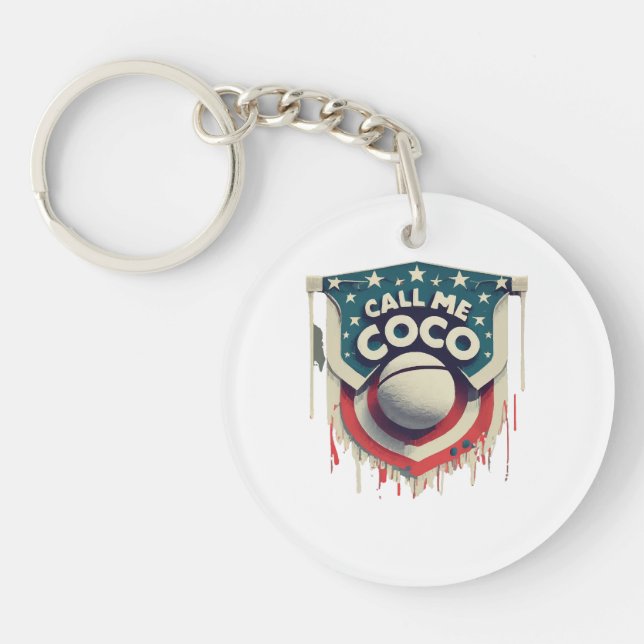 Call Me Coco Call Me Champion Key Ring (Front)