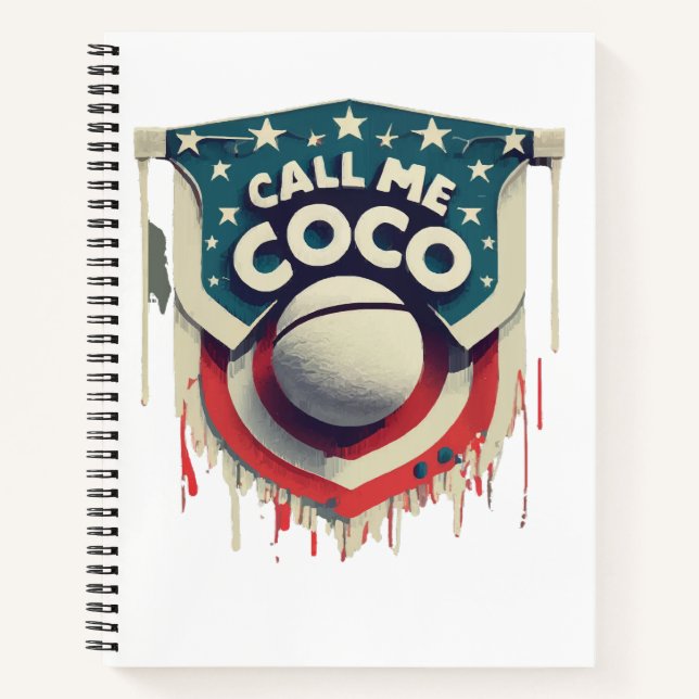 Call Me Coco Call Me Champion Notebook (Front)