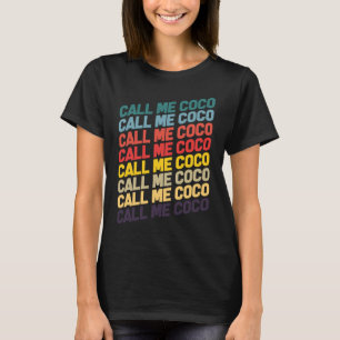 Call Me Coco Grandma T-Shirt