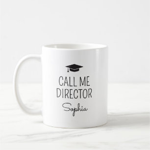 Call Me Director Personalised Name Coffee Mug