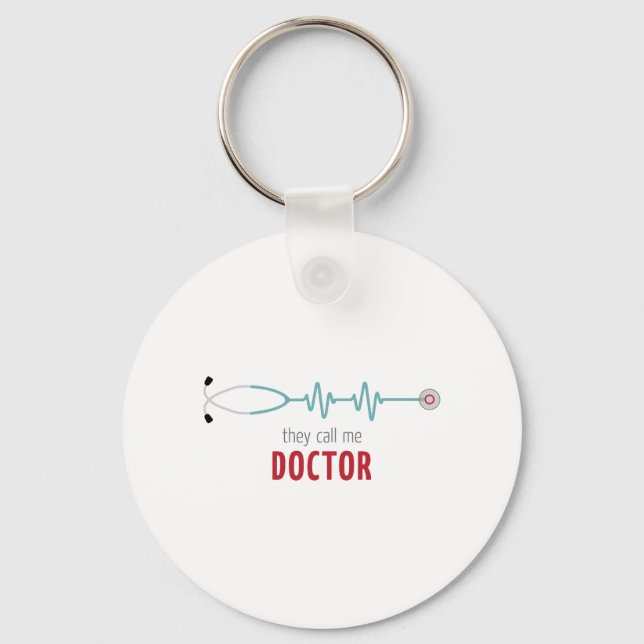 Call Me Doctor Key Ring (Front)