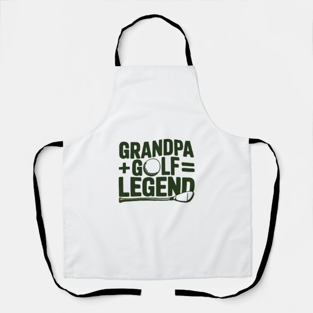 Call Me Grandpa, Watch Me Golf Apron (Front)