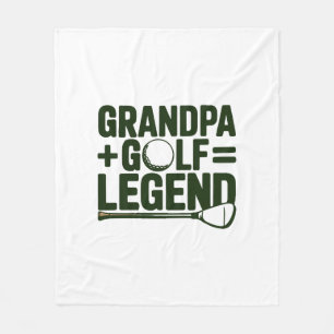 Call Me Grandpa, Watch Me Golf Fleece Blanket