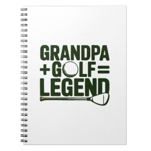 Call Me Grandpa, Watch Me Golf Notebook