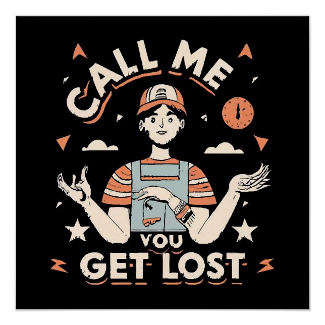 call me if you get lost poster (Front)