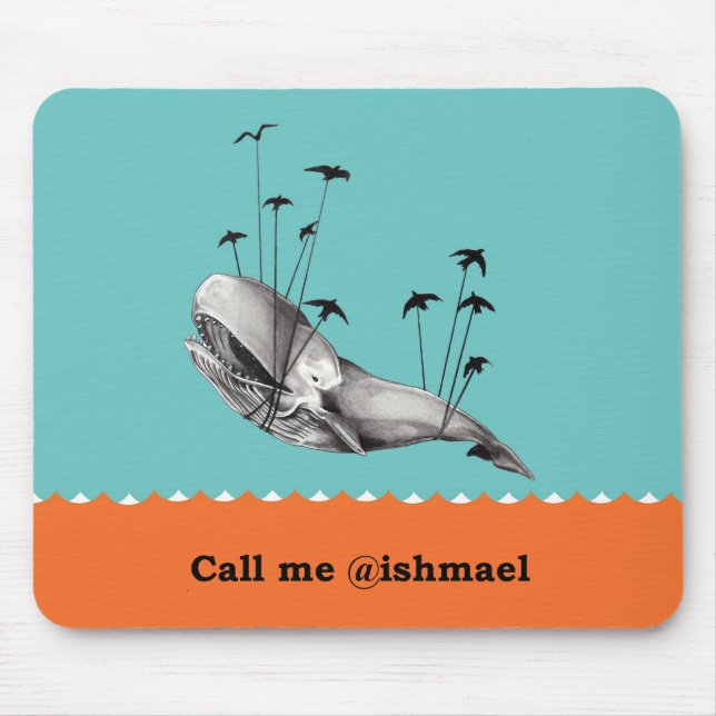 Call me @ishmael Mousepad Colour (Front)