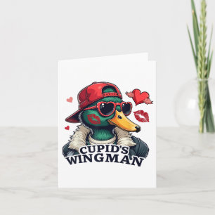 Call Me Kids Boys Valentines Duck Hunting Lover Fo Card