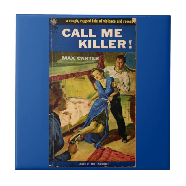 Call Me Killer pulp fiction cover Tile (Front)