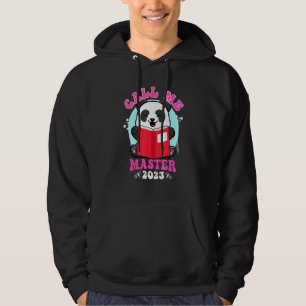 Call me Master 2023 Panda Master degree Hoodie