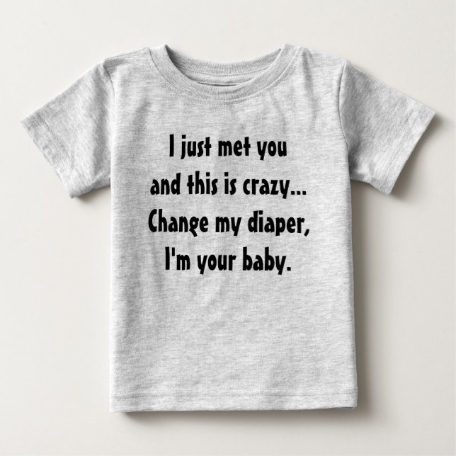 Call Me Maybe Baby T-Shirt (Front)