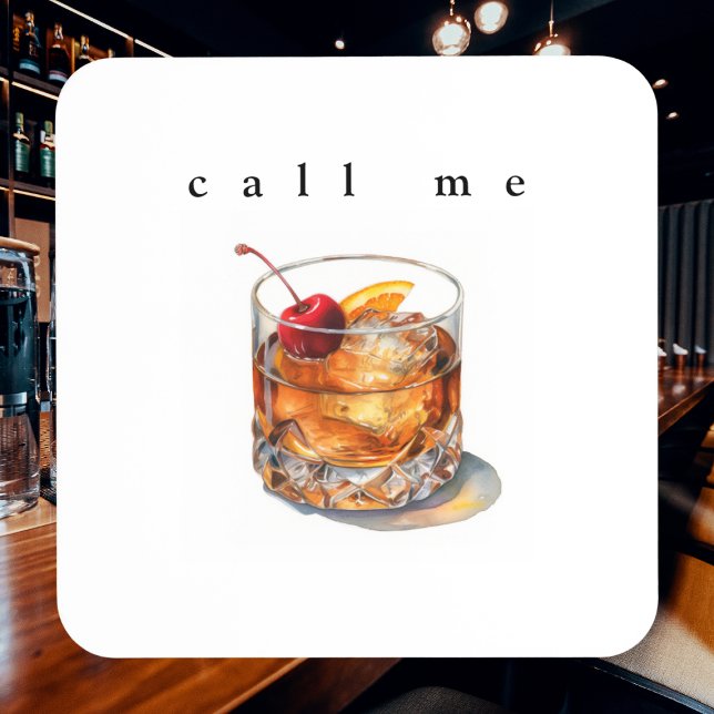 Call Me Old Fashioned Drink Coaster (Creator Uploaded)