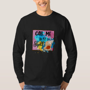 Call Me On My Shell Graphic Theme T-Shirt