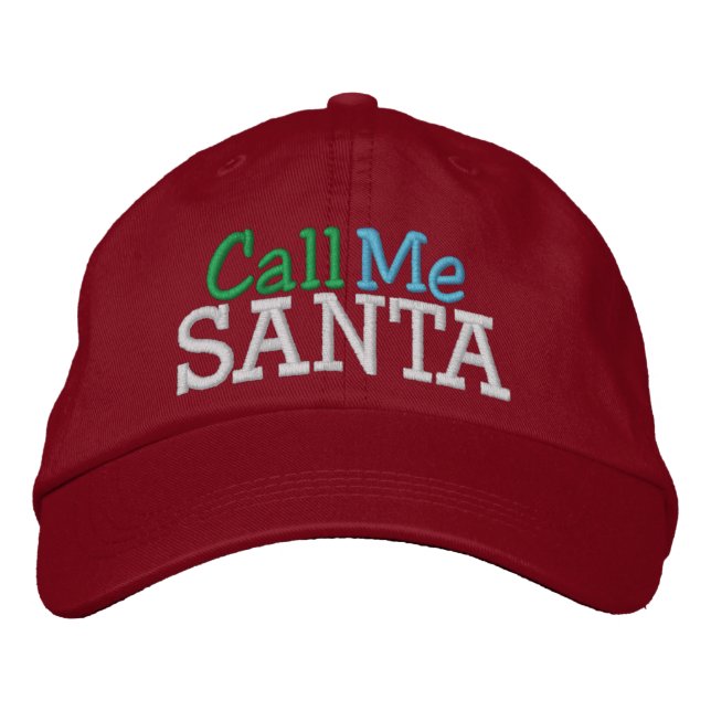 Call Me SANTA ... ; ) Cap by SRF (Front)