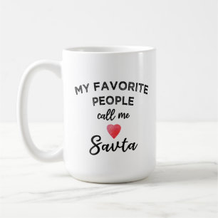 Call Me SAVTA Hebrew Grandmother Israeli Grandma Coffee Mug