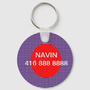 CALL-ME-Svp  Replace Name and Phone Number Key Ring