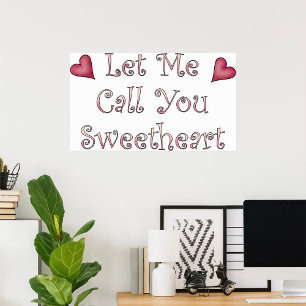 Call Me Sweetheart Poster