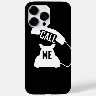 Call me Vintage phone Black and White Case-Mate iPhone 14 Pro Max Case