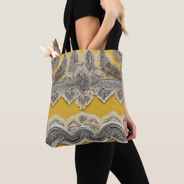 Call Me Yellow on Summer AI art  Tote Bag (Close Up)