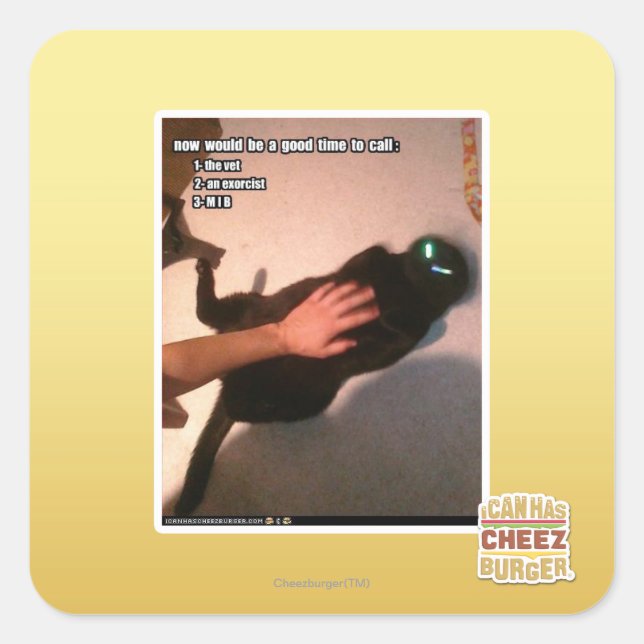 Call MIB Square Sticker (Front)